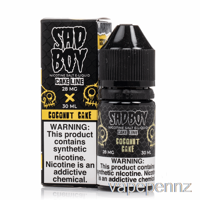 Coconut Cake - Sadboy Salts - 30mL 28mg VAPE NZ
